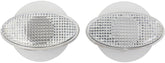 Bike It Oval Slim Fairing Indicators With Clear Lens